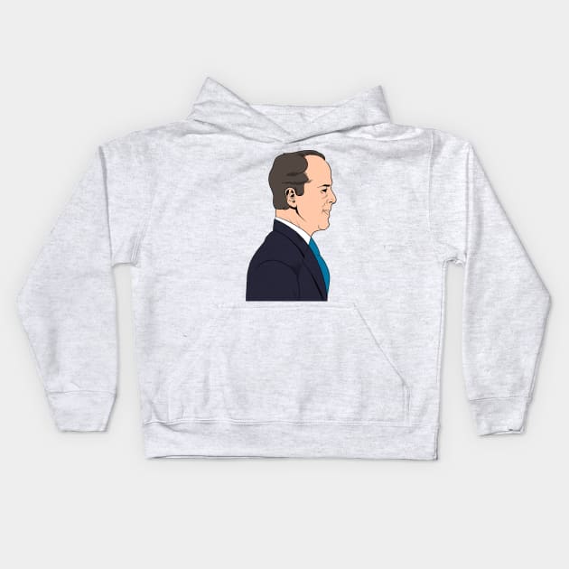 Adam Schiff Kids Hoodie by TwoSeventy (270)